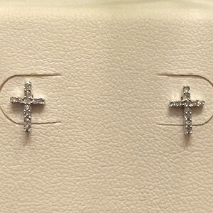 14k White Gold Earrings